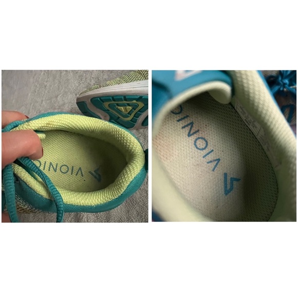 Vionic Adley Active Stretch Knit Lace-Up Comfort Sneaker Shoe Green Blue Sz 7 - Picture 16 of 17